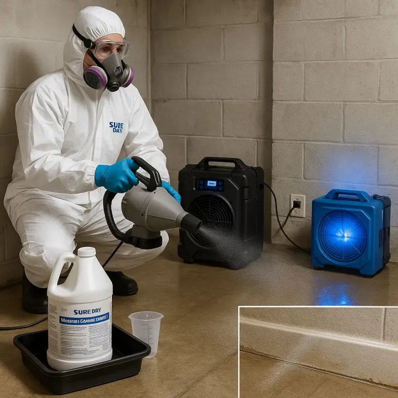 Sanitization and Odor Removal process in Milan, OH